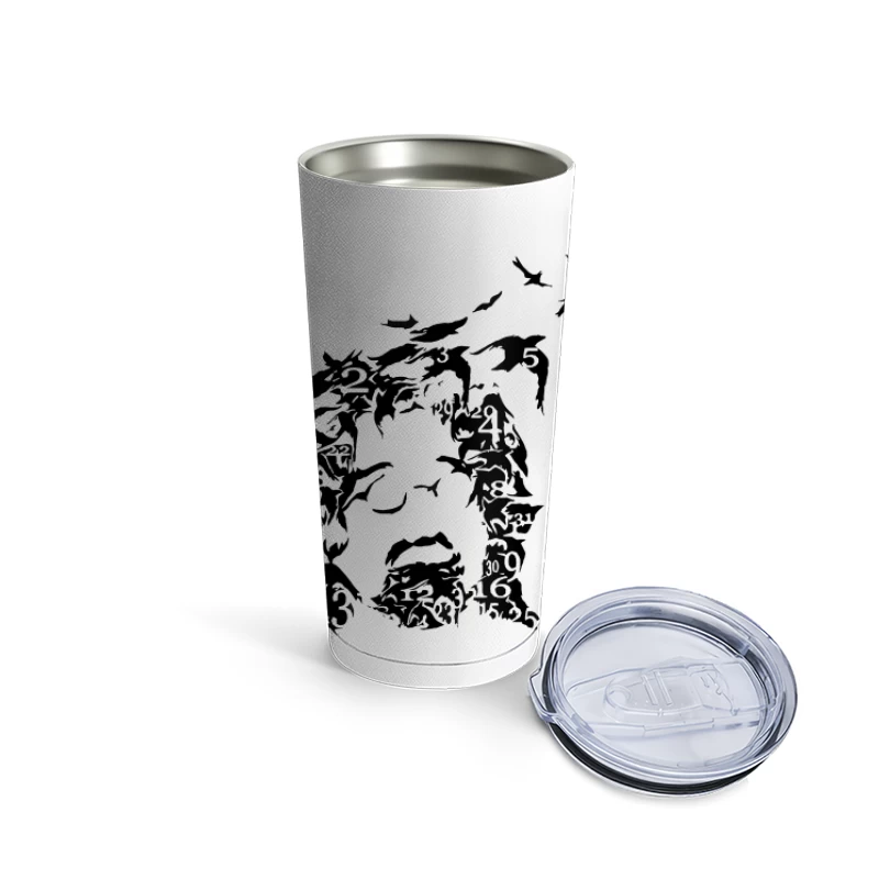 Counting Crows Black Art Travel Mug