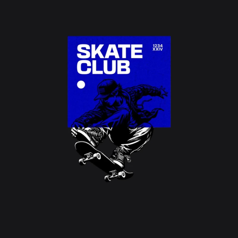 Skateboard Trick Poster Damen Pullover Hoodie