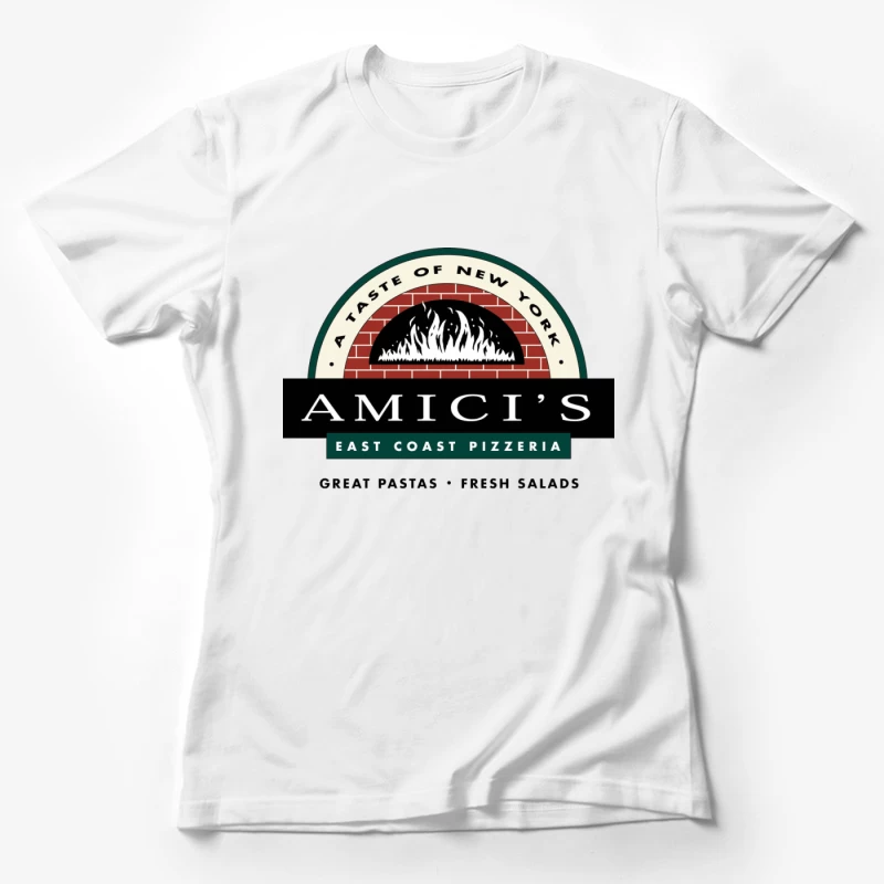 Amici's Pizza New York Female T-Shirt