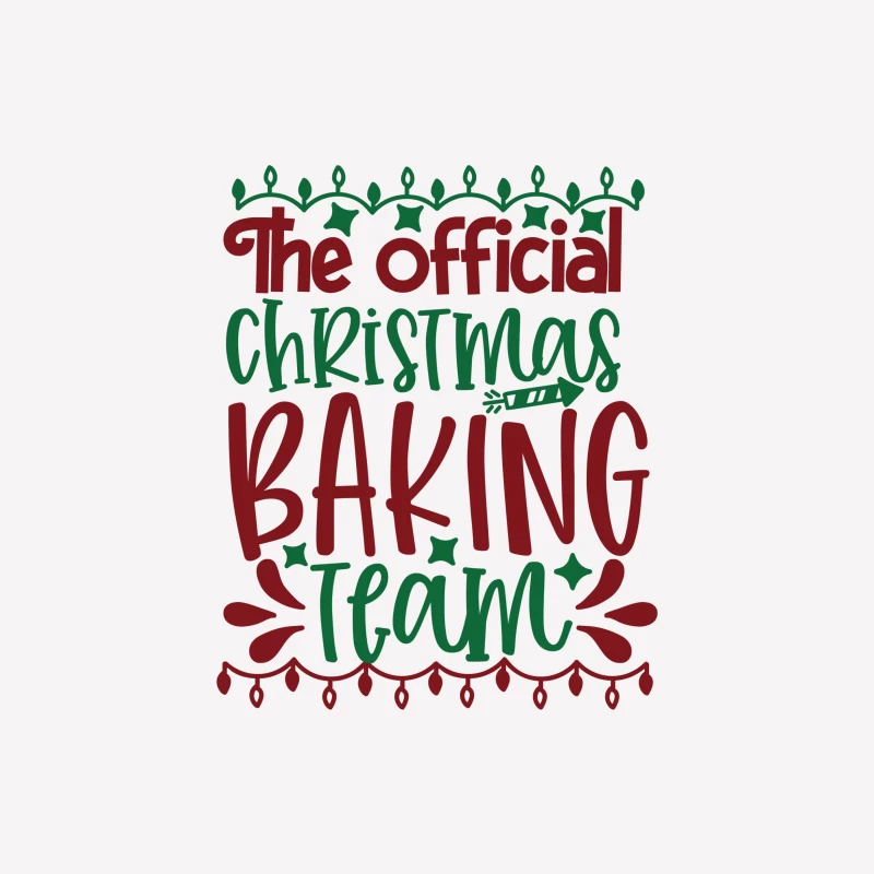 L'équipe officielle de pâtisserie de Noël Femme T-Shirt