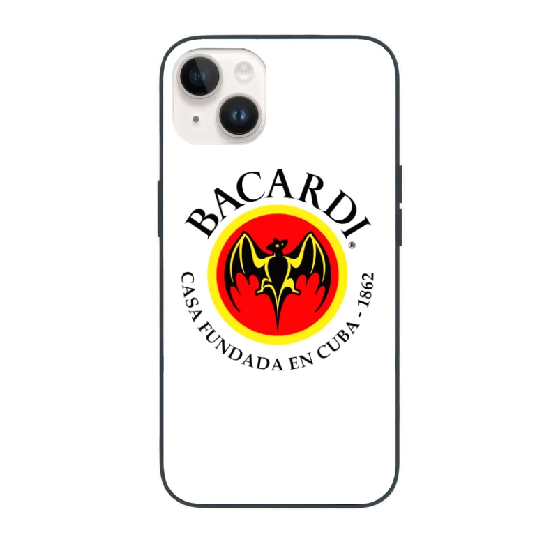 Bacardi Rum's Historic Cuban Bat Logo iPhone Case