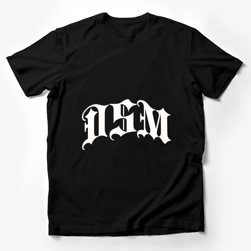 Gotisches Typografie-Design Herren T-Shirt
