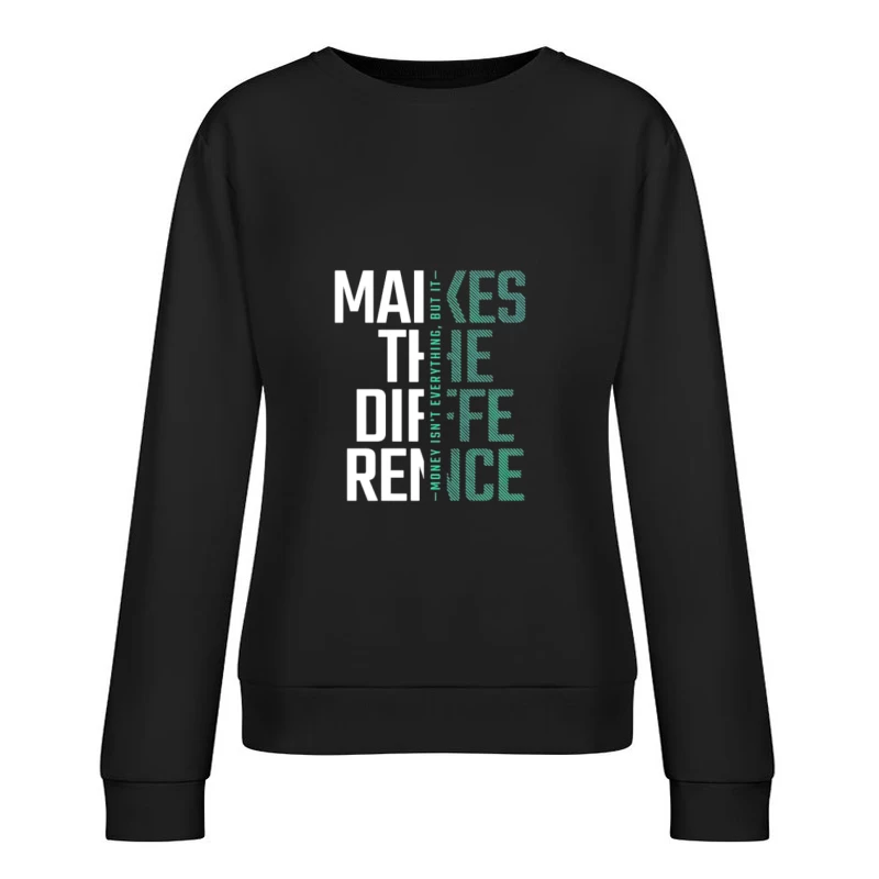 Citation inspirante sur le changement Femme Sweat-shirt à enfiler