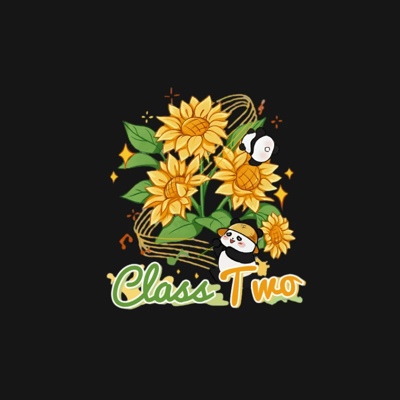 Tournesols et Pandas Homme T-Shirt