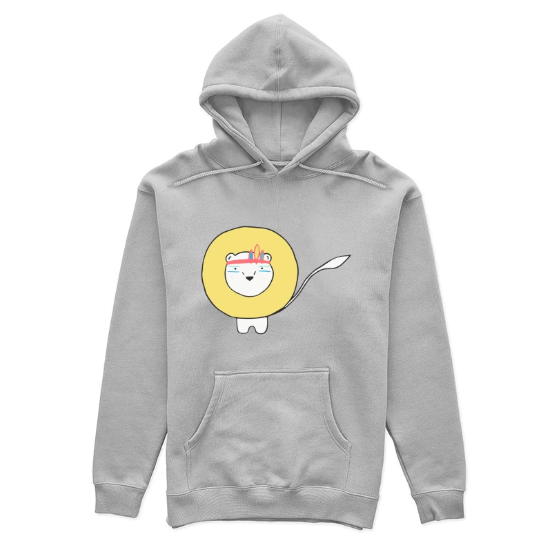 Lion mignon avec bandeau Femme Sweat à capuche