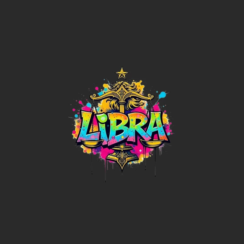 Liberal Zodiac Sign Art Baseball Cap