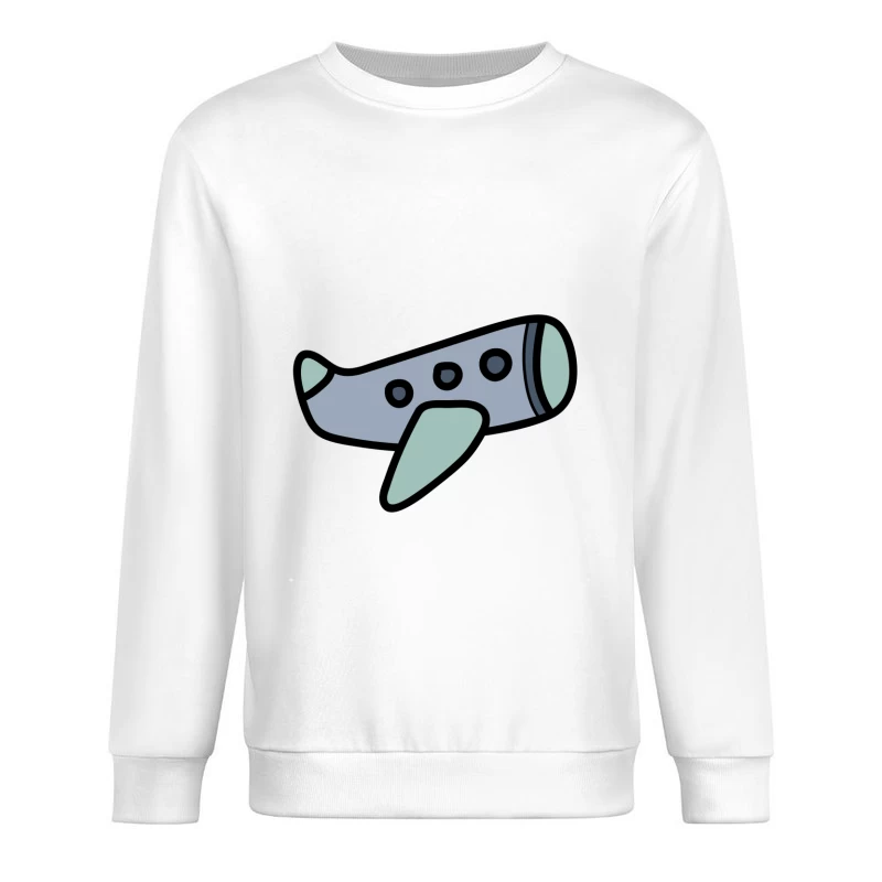 Icône d'avion stylisée Homme Sweat-shirt à enfiler
