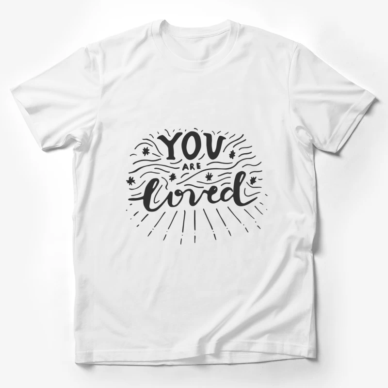 Message inspirant : Vous êtes aimé Homme T-Shirt