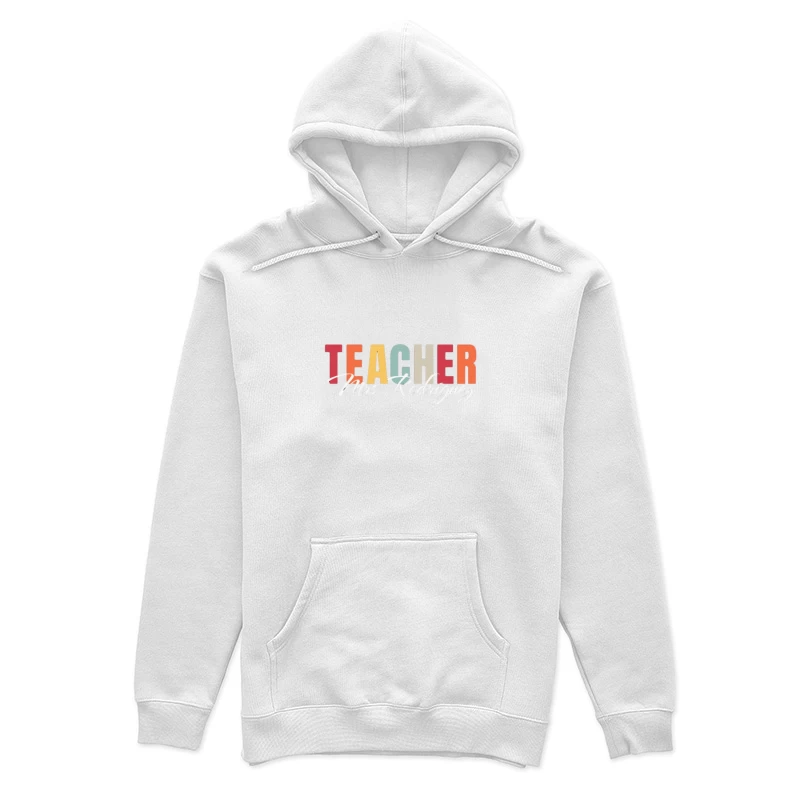 Design de slogan pour enseignant Femme Sweat à capuche