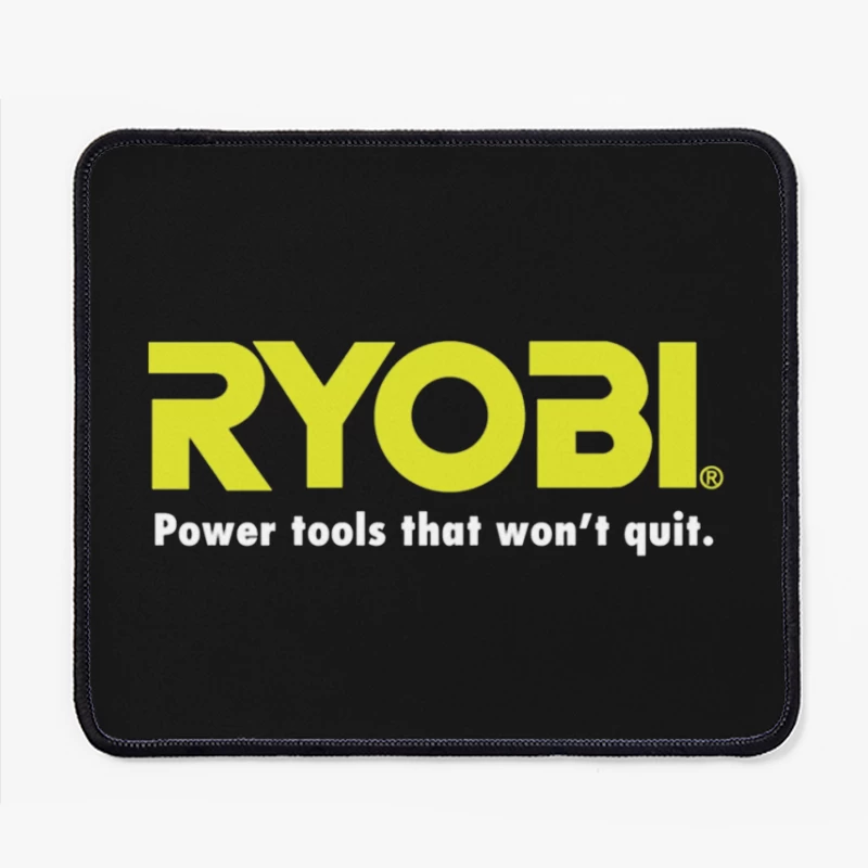 Ryobi Power Tools Corporate Logo with Slogan Mouse Pad