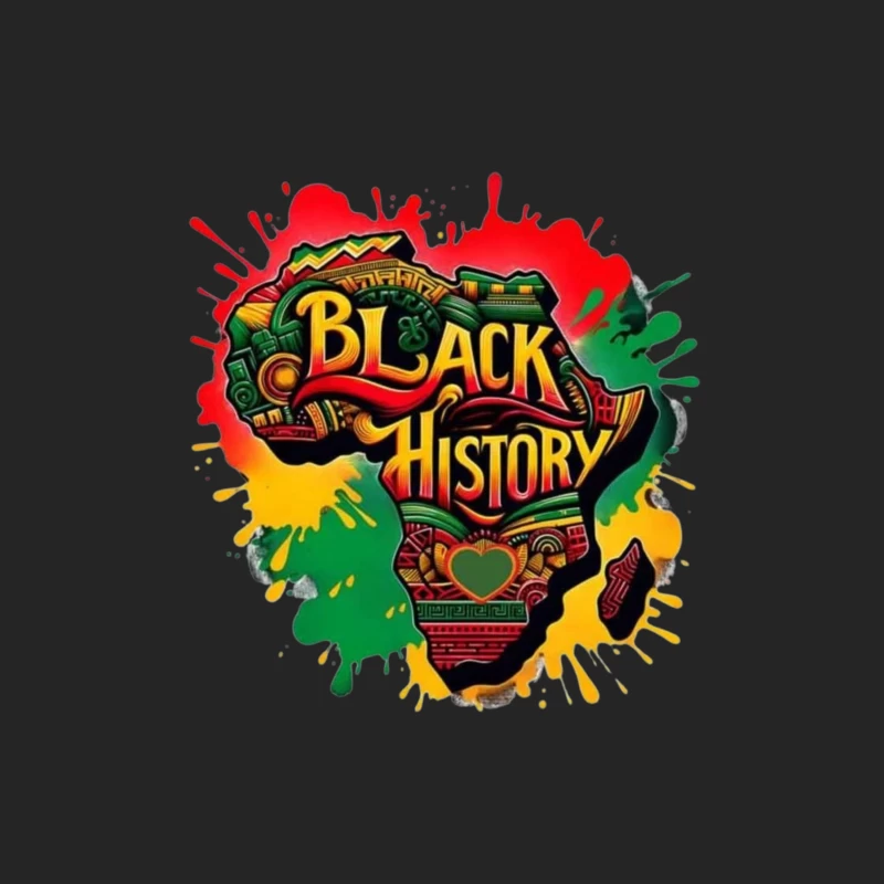 Black History Celebration Artwork Male Pullover Sweatshirt