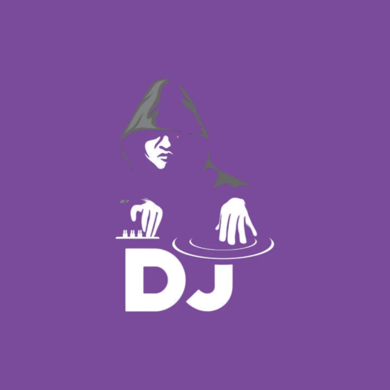 DJ Performing in Silhouette Male T-Shirt
