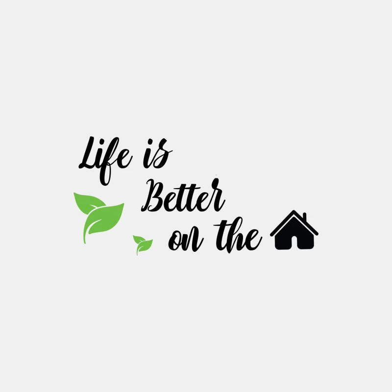 Nature et maison avec feuilles vertes Homme Débardeur