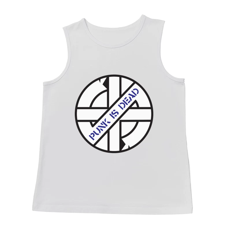 Punk Is Dead Band Logo Design Male Tank Top