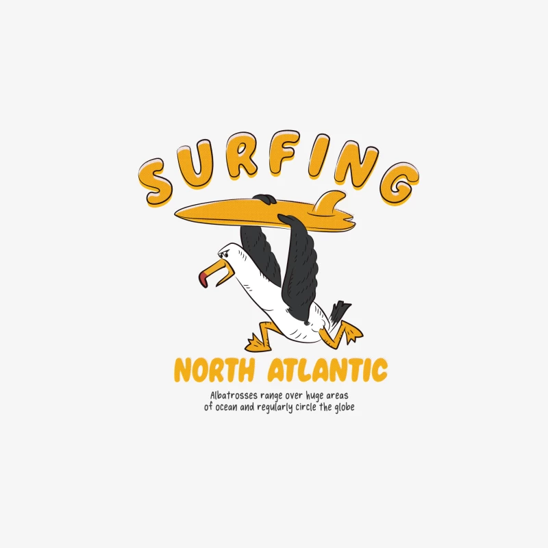 Surfing Adventure in the North Atlantic Male Long Sleeve T-Shirt