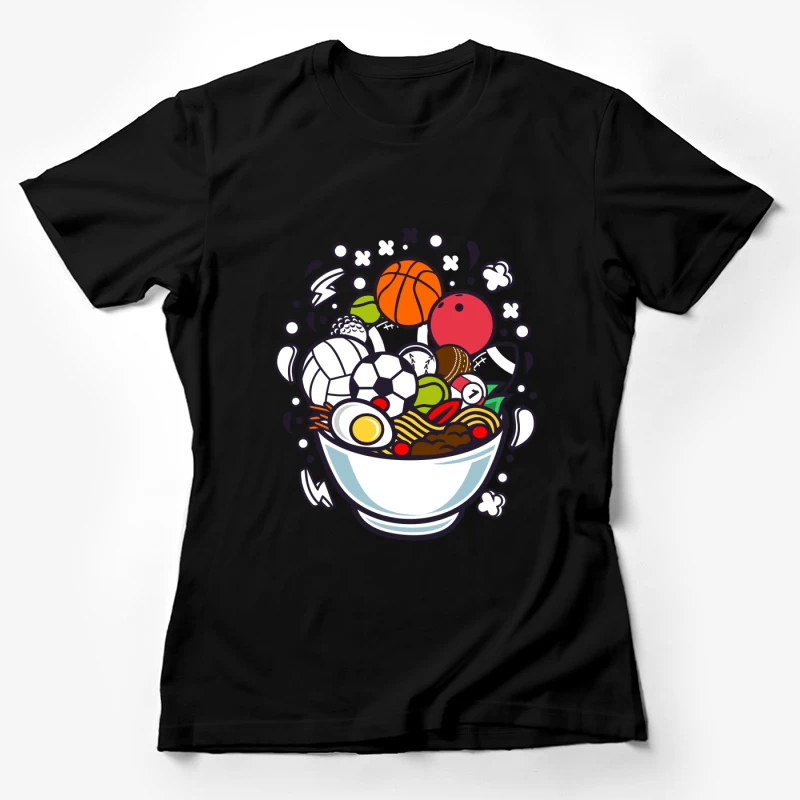 Boule de mélange sportive et culinaire Femme T-Shirt