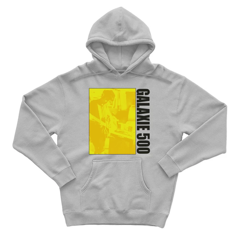 Galaxy 500 Yellow-Filtered Album Cover with Guitarist Male Pullover Hoodie