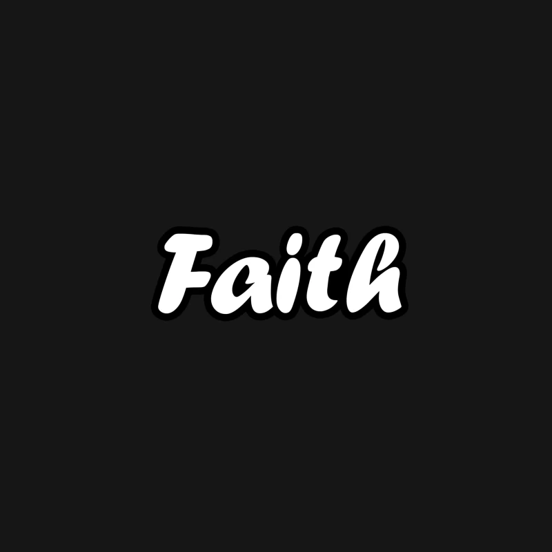 Word Art: Faith Male Long Sleeve T-Shirt