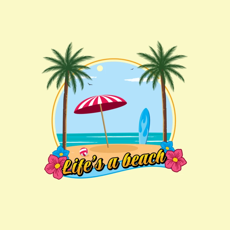 Life's a beach Pin
