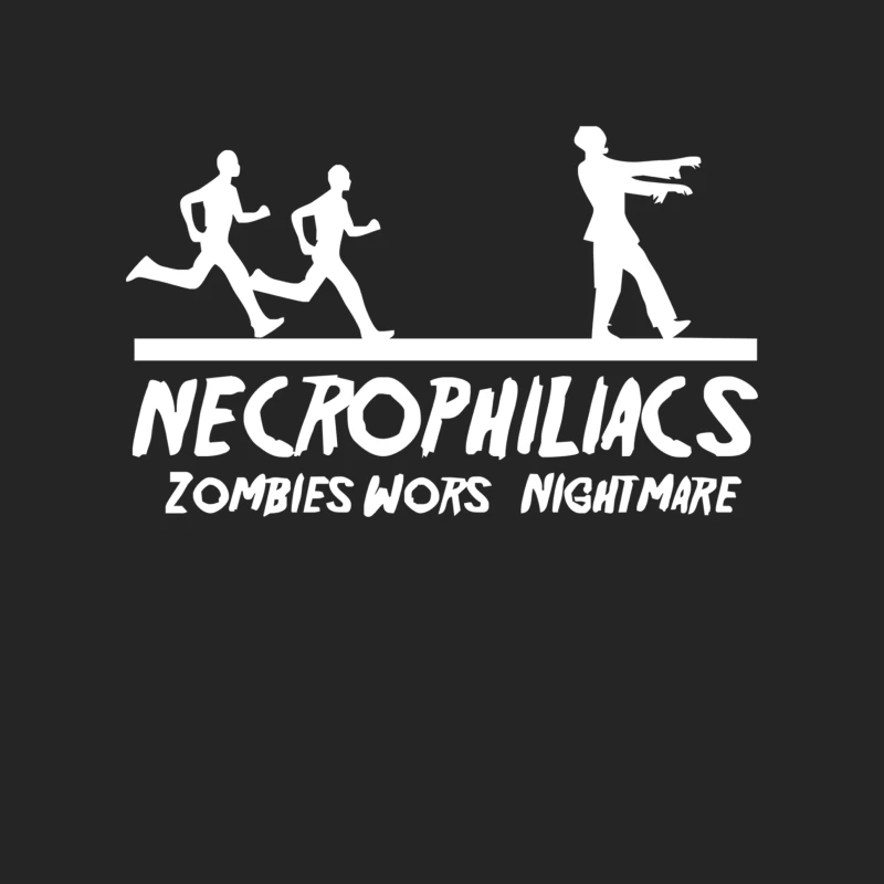 Necrophiliacs Zombies worst nightmare Funny comic horror undead Male Pullover Sweatshirt