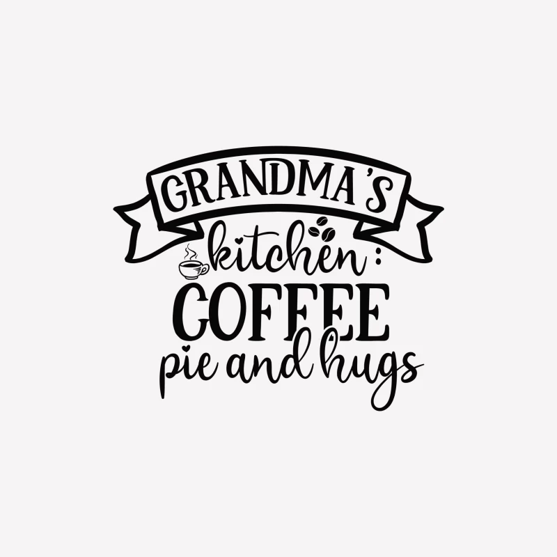 Cuisine de grand-mère : café, tarte et câlins Femme T-Shirt
