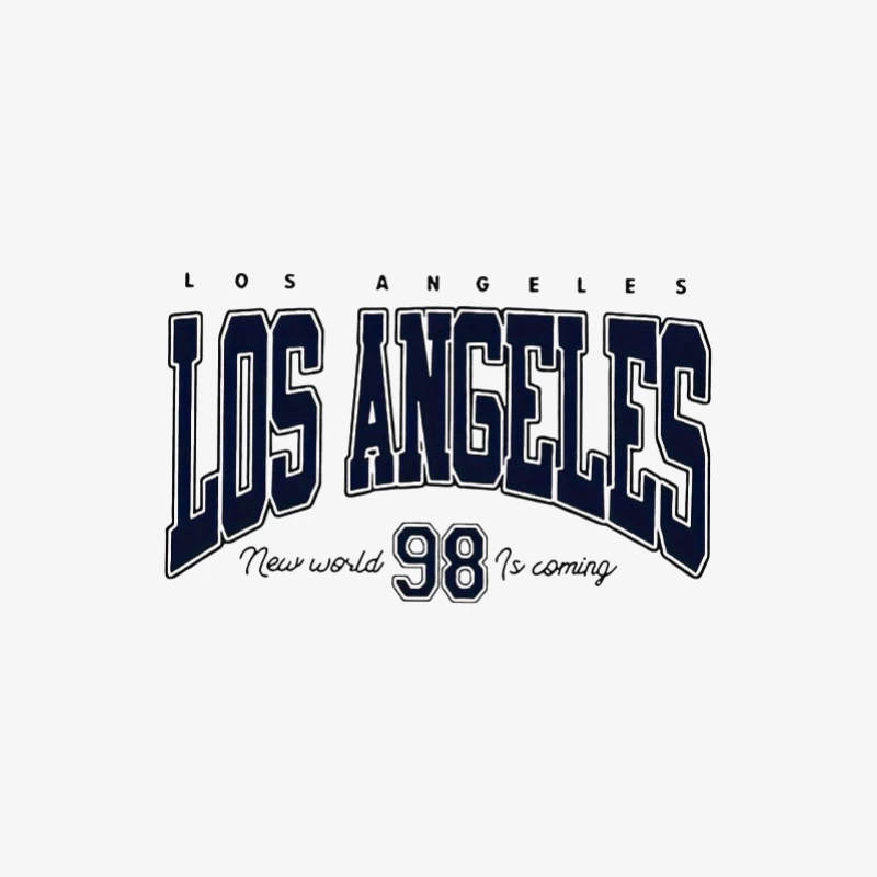 Design Sportivo di Los Angeles Maglietta maniche lunghe Uomo