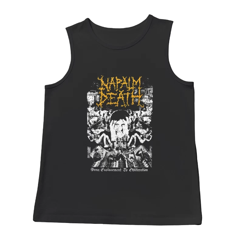 Napalm Death From Enslavement to Obliteration Male Tank Top