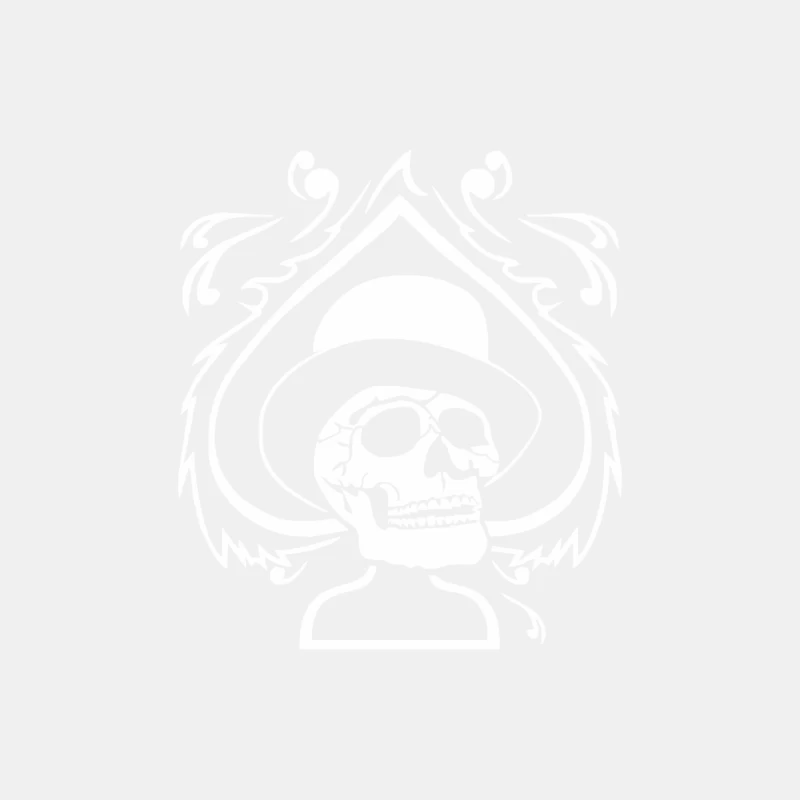 Totenkopf Zylinder Skull Pik Poker Ace Topper Bike MC Rock Metal Male Tank Top