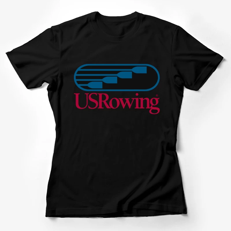 US Rowing Official Sports Organization Logo Female T-Shirt