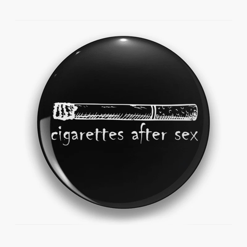 Cigarettes After Sex Logo White Pin