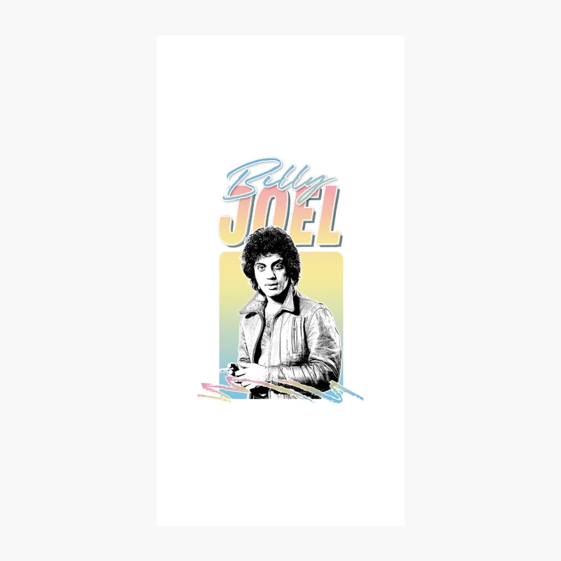 Billy Joel   Retro Style Fan Design iPhone Case