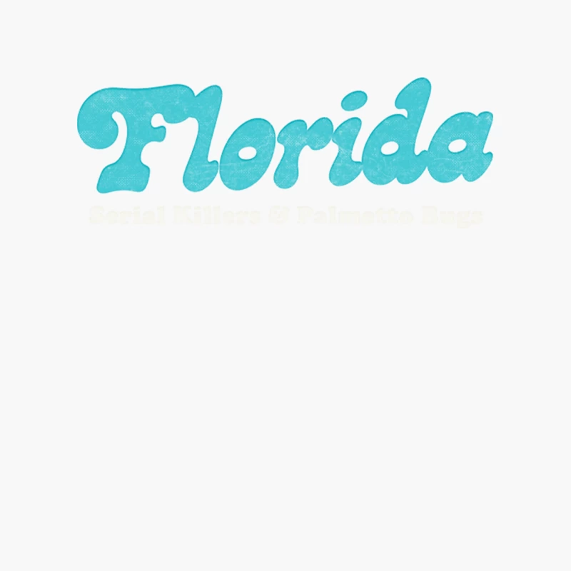 Florida - Serial Killers &amp_ Palmetto Bugs  Humorous Retro Design Cotton Tote Bag