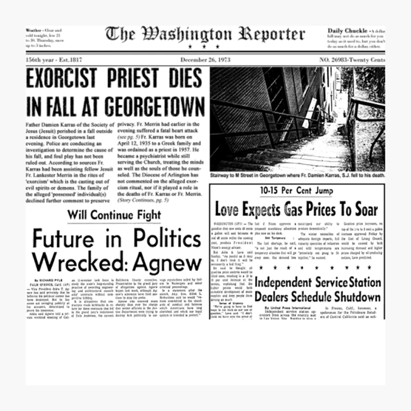 The Exorcist Headlines Pin