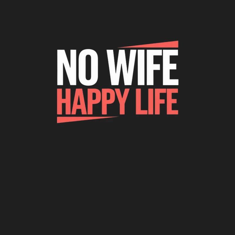 Inspiring Red and White Typography: Happy Life Motivation Male Tank Top