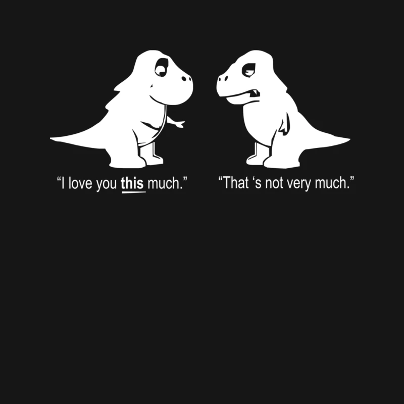 Trex I Love You This Much Mouse Pad