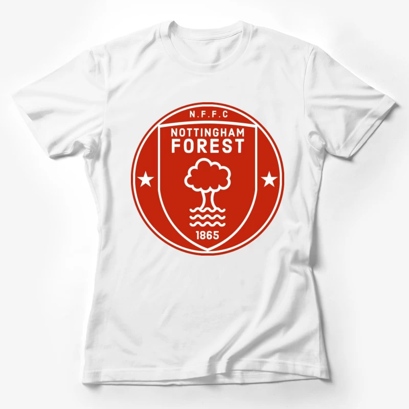 Nottingham Forest Retro Badge Female T-Shirt