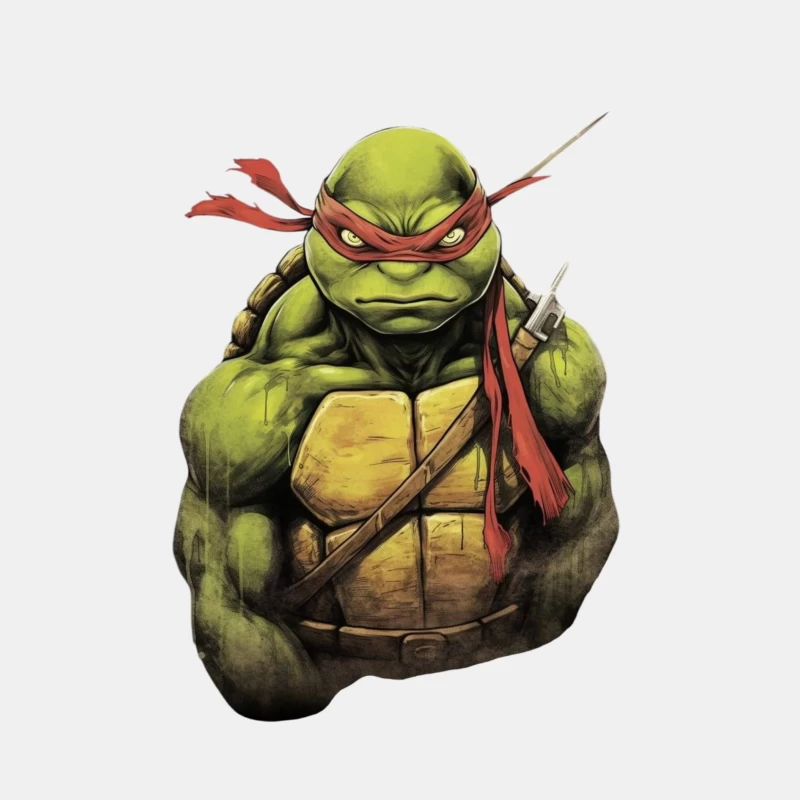 Cool Cartoon Ninja Turtle Character Male Tank Top