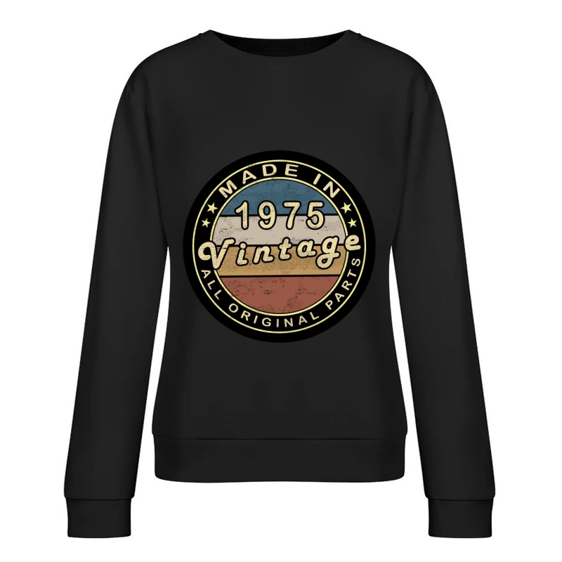 Vintage Design - Made in 1975 Damen Pullover Sweatshirt