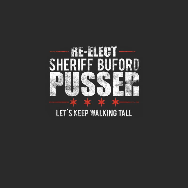 Re-elect Buford Pusser Sheriff, distressed Baseball Cap
