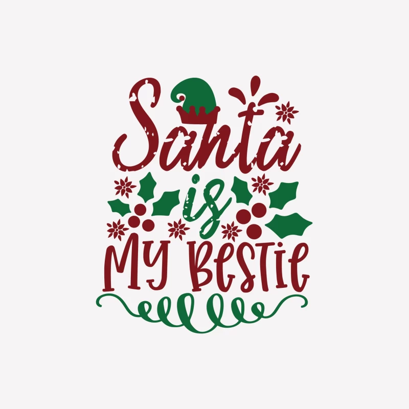 Noël Amusant: Santa Mon Ami Femme T-Shirt