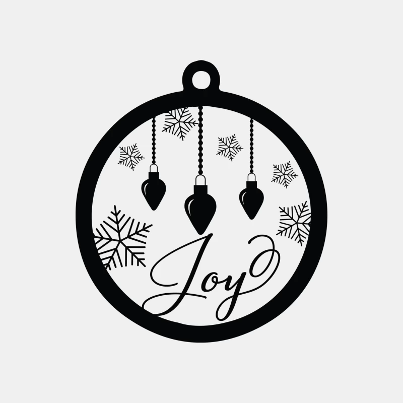 Ornement de Noël Joyeux Homme Débardeur