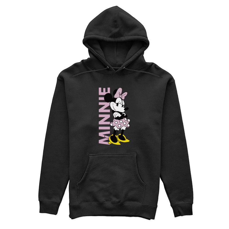 Dolce Minnie Mouse con dettagli rosa Felpa con cappuccio Donna