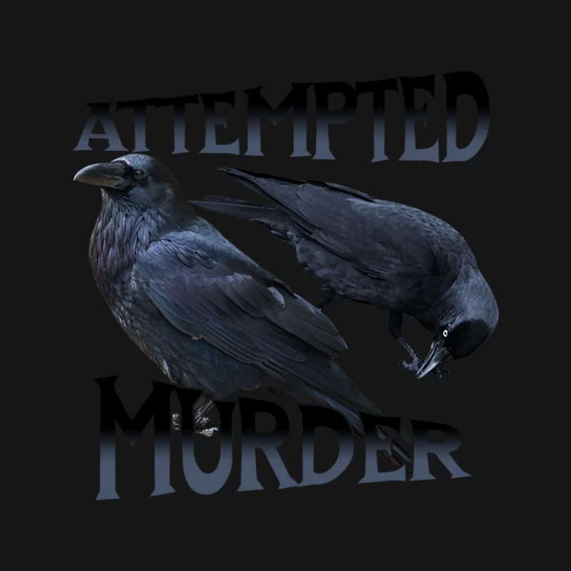 Attempted Murder, of Crows Mouse Pad