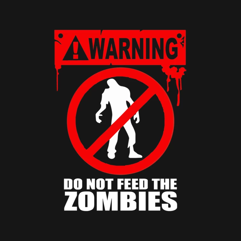 Zombie  Do not feed the Zombies Fun Mouse Pad