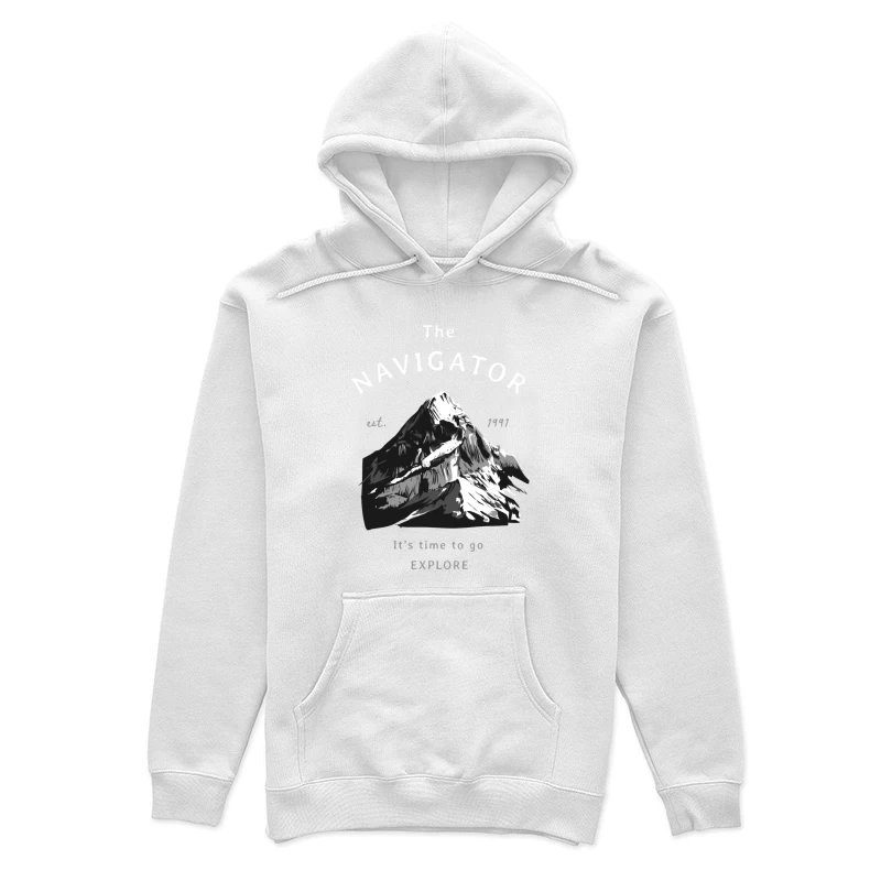 Der Navigator: Erkunde die Berge Damen Pullover Hoodie