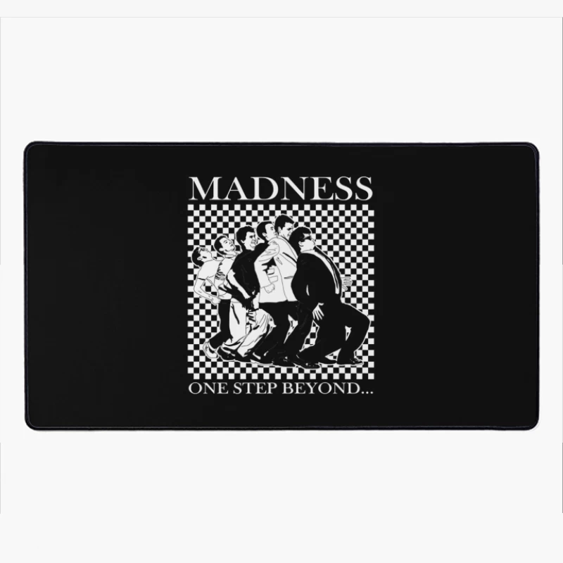 Madness "One Step Beyond" Album Art with Dancing Figures Desk Mat