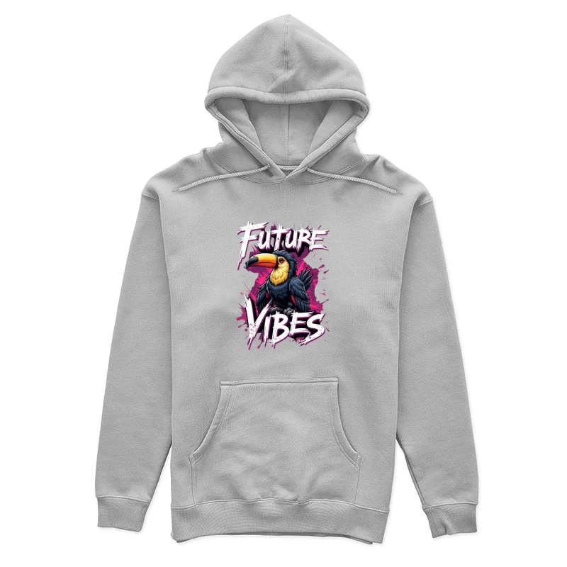 Future Vibes with a Colorful Toucan Female Pullover Hoodie