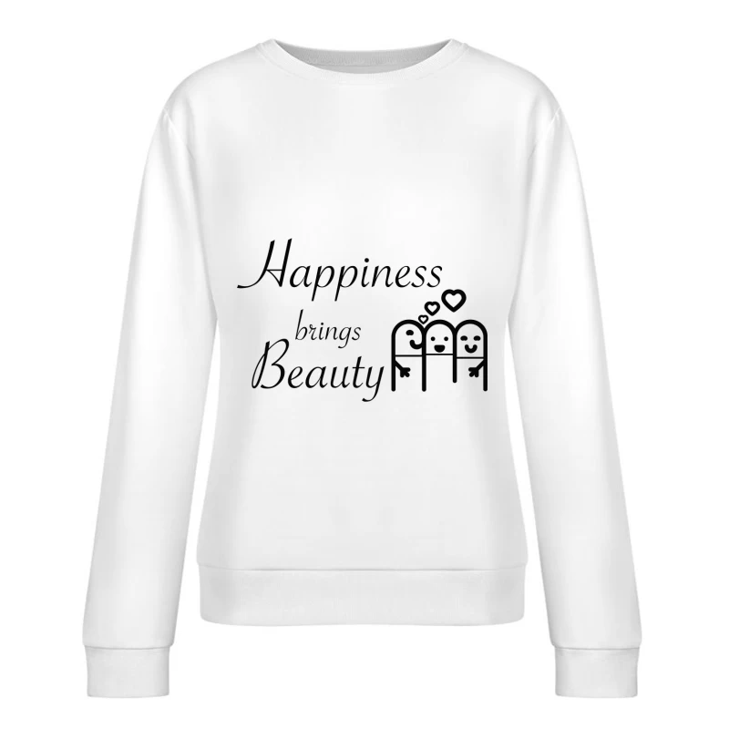 Bonheur et Beauté Femme Sweat-shirt à enfiler