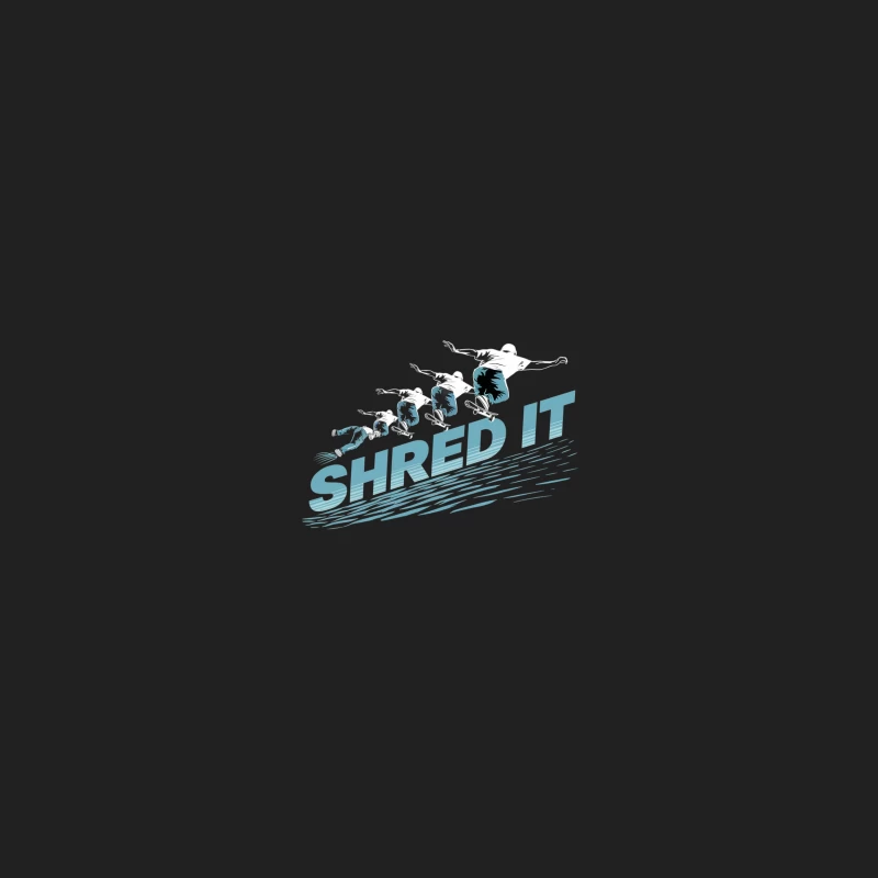 Shred It: Dynamic Snowboarding Graphic Design Bucket Hat