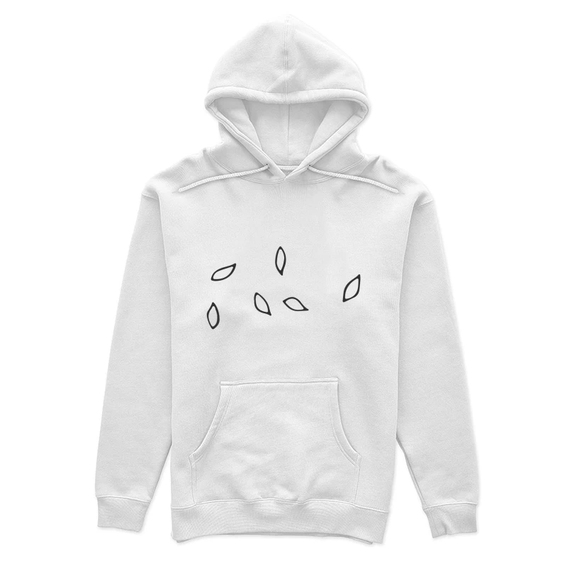 Design minimaliste avec formes feuille Femme Sweat à capuche